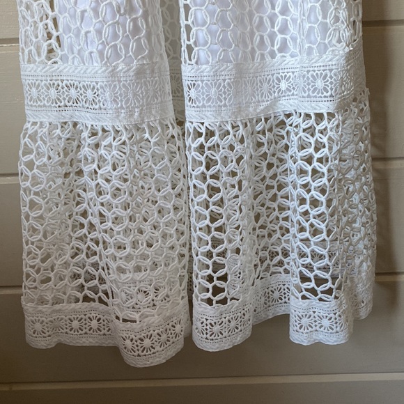 Crochet High/Low Midi Dress Size  Medium - Picture 10 of 11